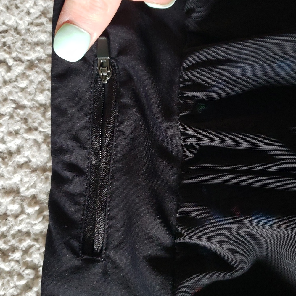 Fabletics Paint Splatter Mesh Overlay Side Slit A… - image 6